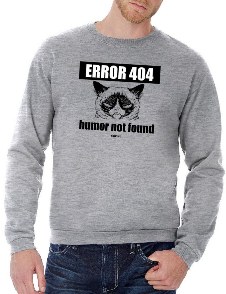 Friking Error 404 Humor Not Found - 82 | Sudaderas Sin Capucha Uni