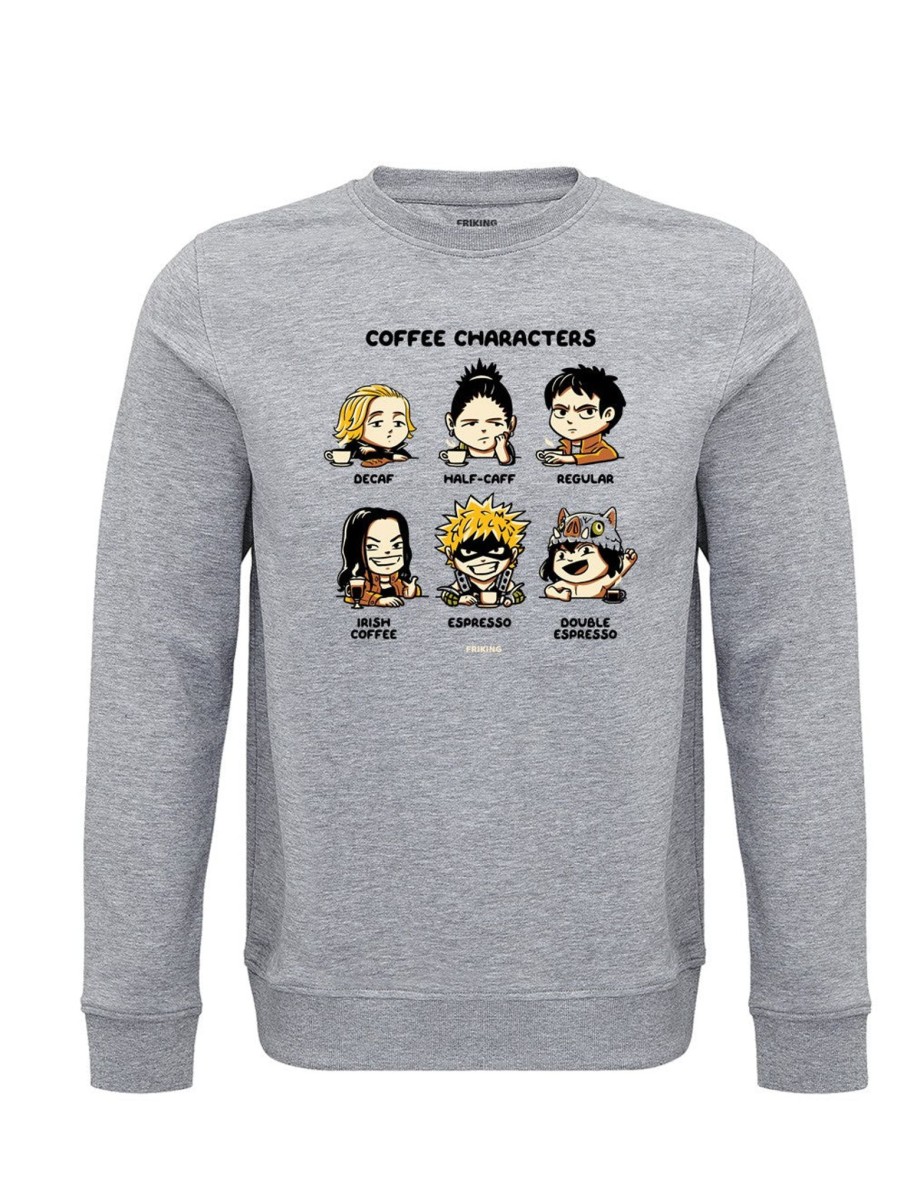 Friking Coffee Characters - 368 | Sudaderas Sin Capucha Nino