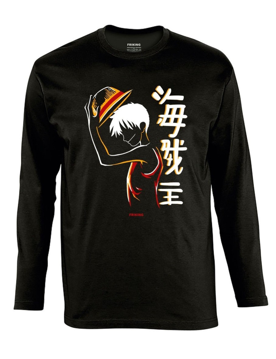 Friking King Pirate - 2 | Camisetas Manga Larga Hombre