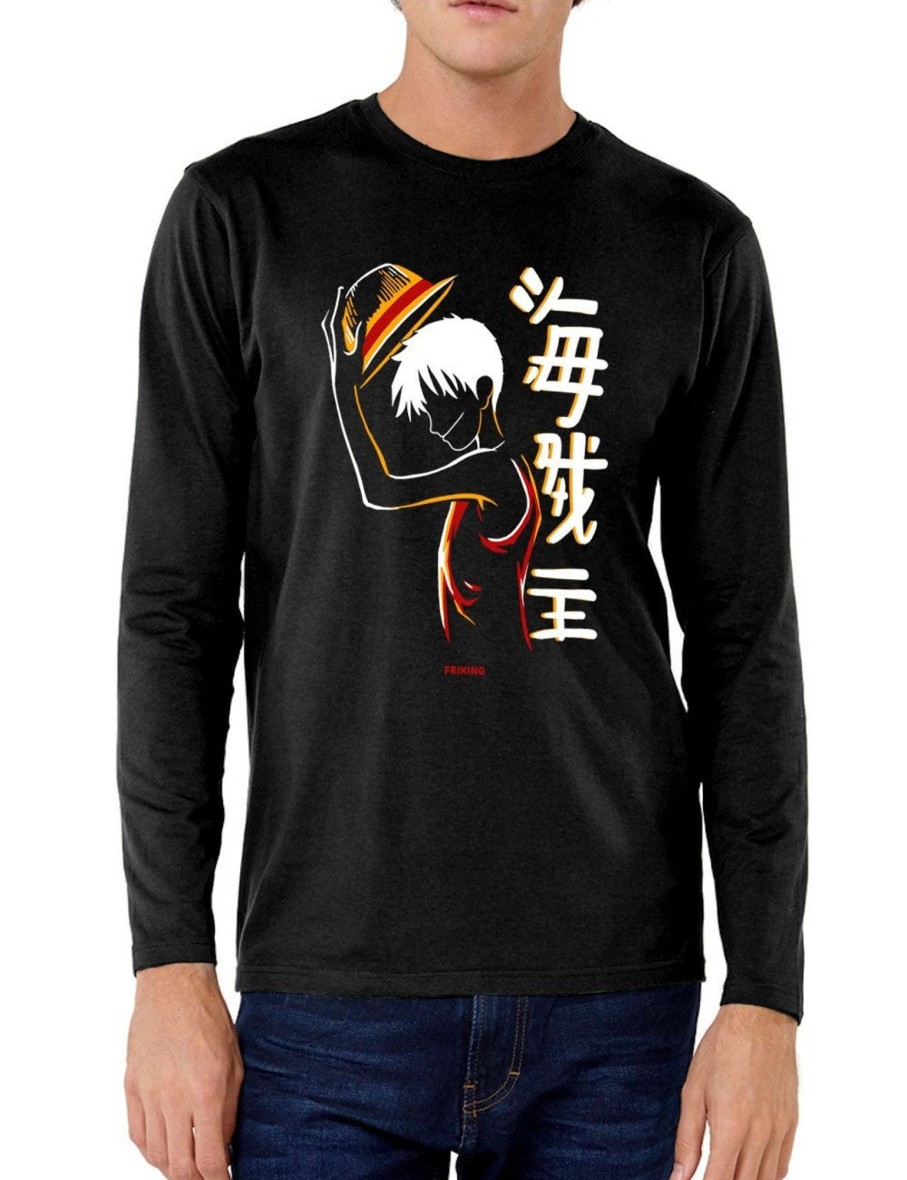 Friking King Pirate - 2 | Camisetas Manga Larga Hombre