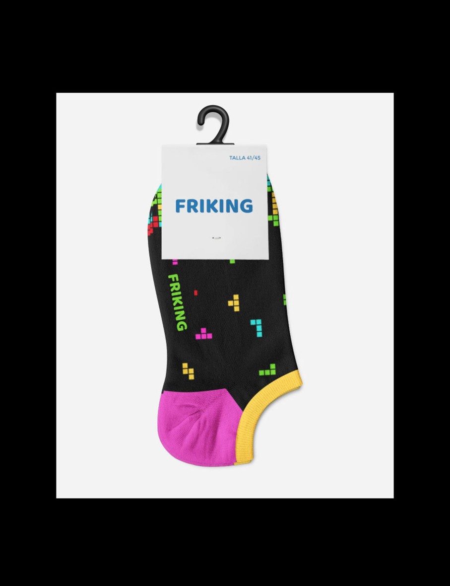 Friking Calcetines Cortos Friking - Modelo Pixels | Calcetines