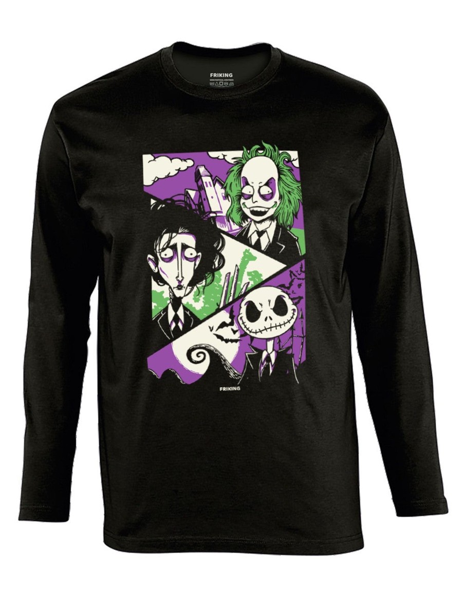 Friking Creepy Suits - 61 | Camisetas Manga Larga Hombre