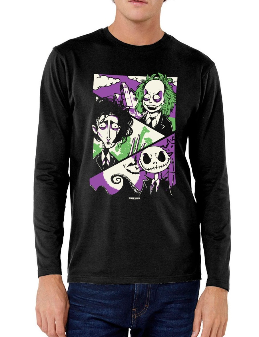 Friking Creepy Suits - 61 | Camisetas Manga Larga Hombre