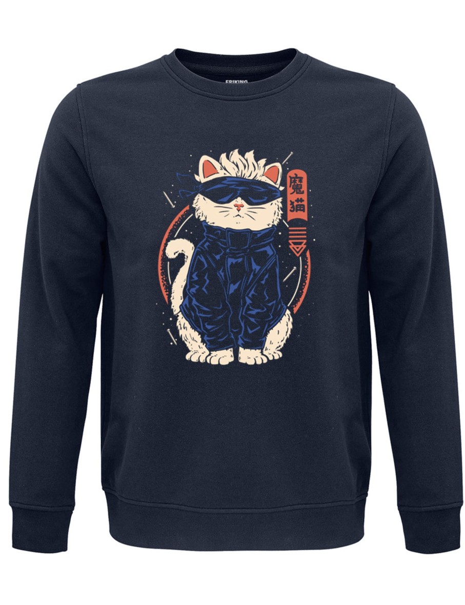 Friking Sorcerer Cat - 263A | Sudaderas Sin Capucha Uni