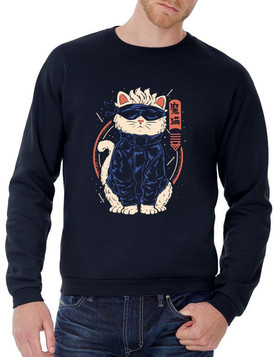 Friking Sorcerer Cat - 263A | Sudaderas Sin Capucha Uni