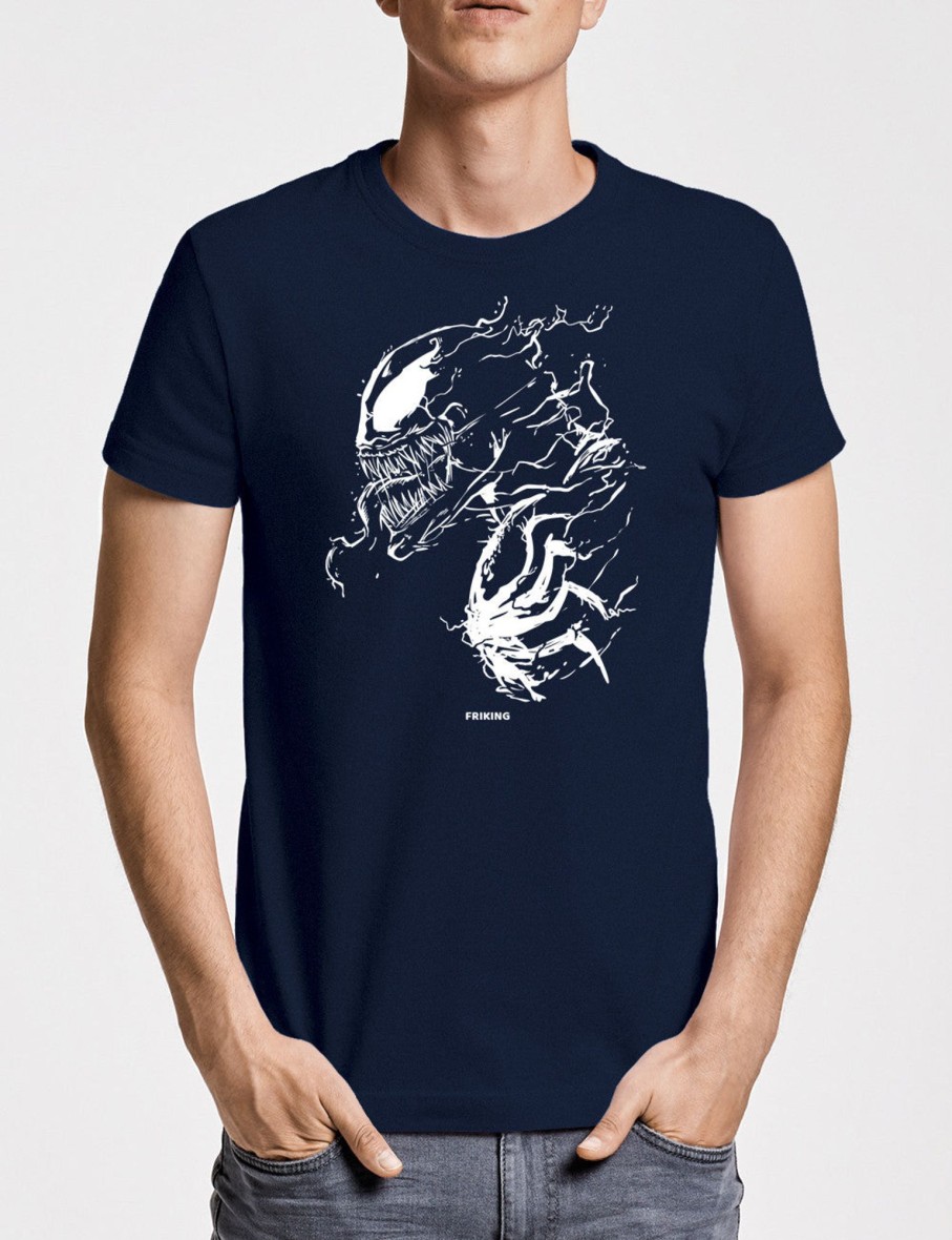 Friking Black Alien | Camisetas Tallas Grandes