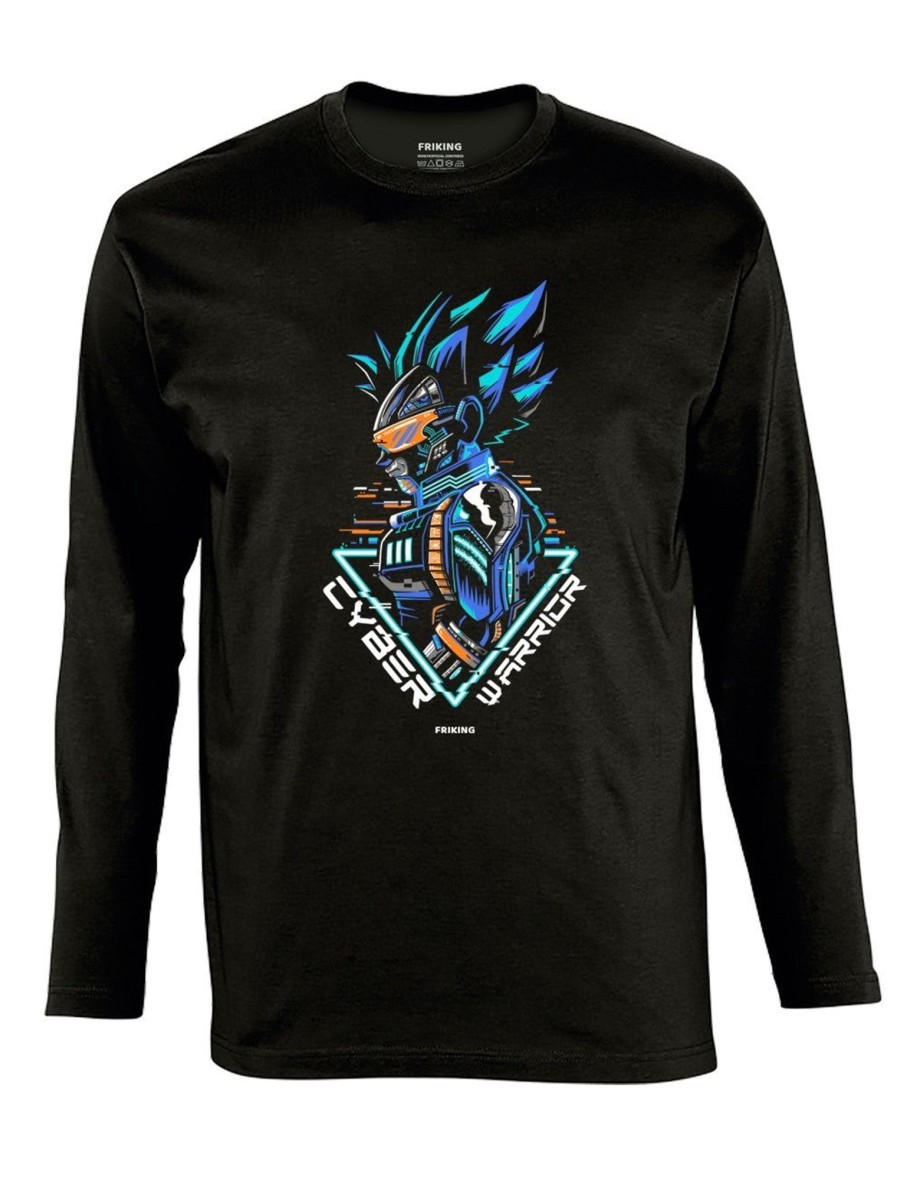 Friking Cyber Warrior - 158 | Camisetas Manga Larga Hombre