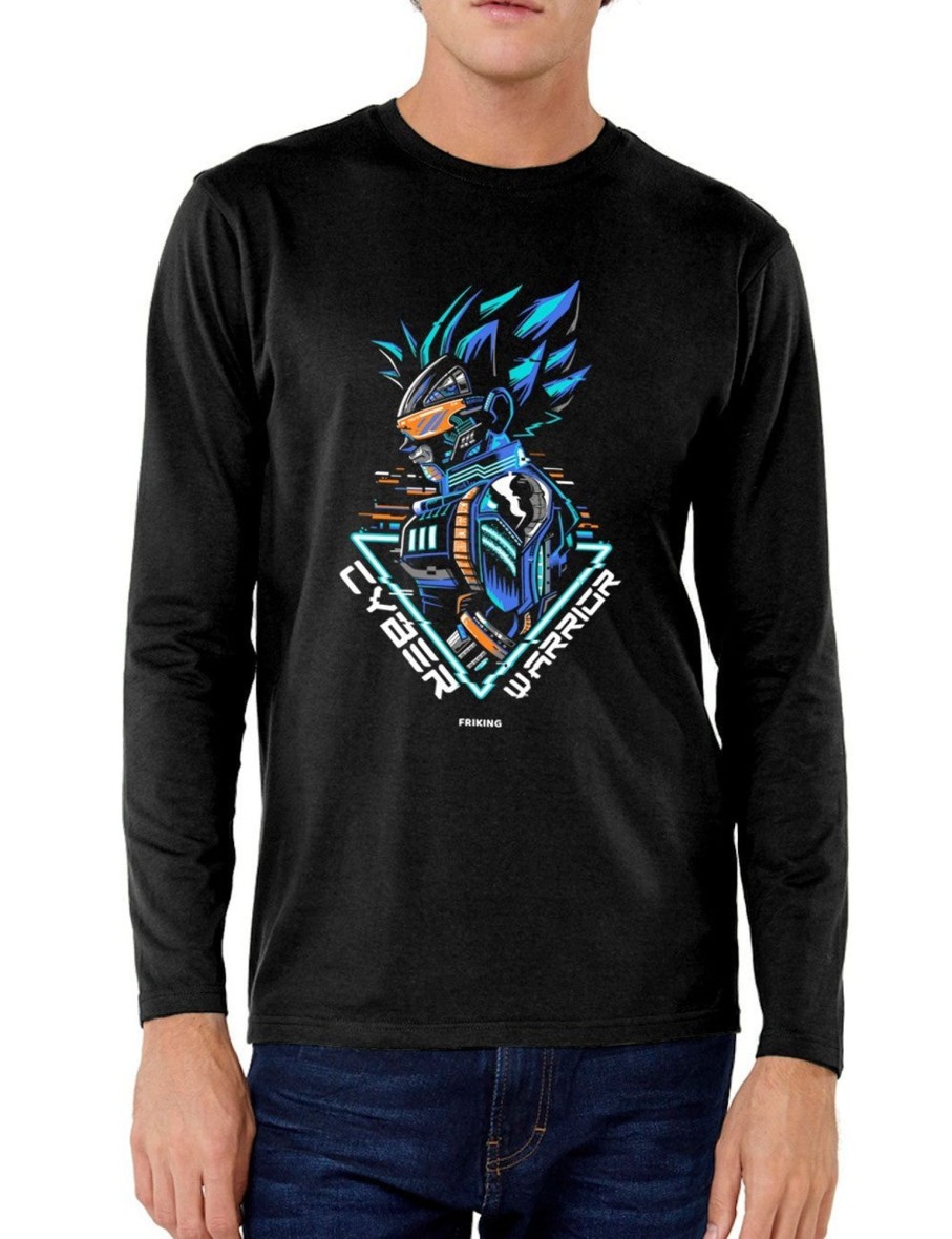 Friking Cyber Warrior - 158 | Camisetas Manga Larga Hombre