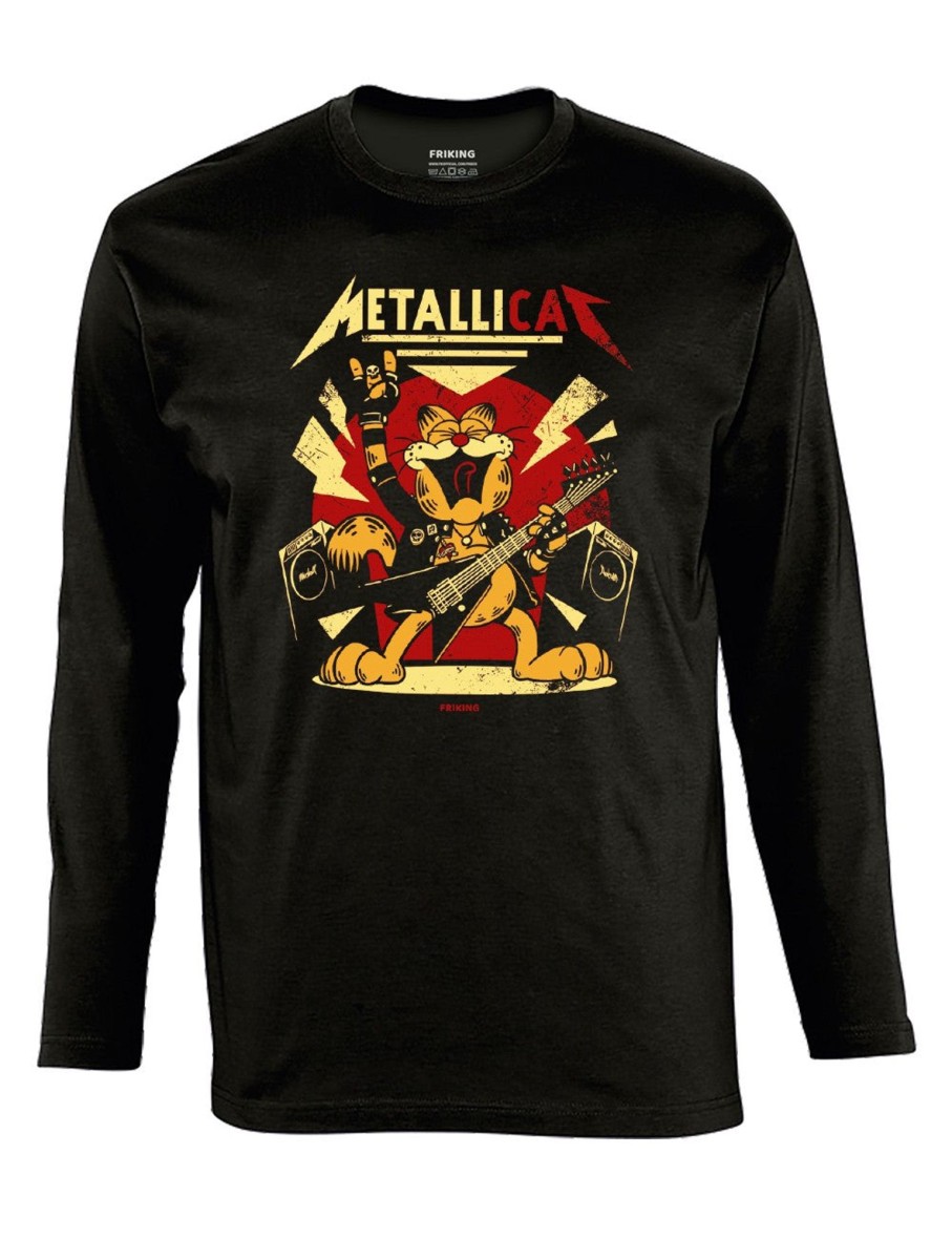 Friking Metallicat - 250 | Camisetas Manga Larga Hombre