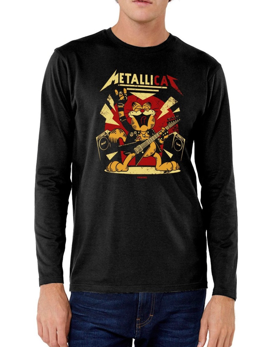 Friking Metallicat - 250 | Camisetas Manga Larga Hombre