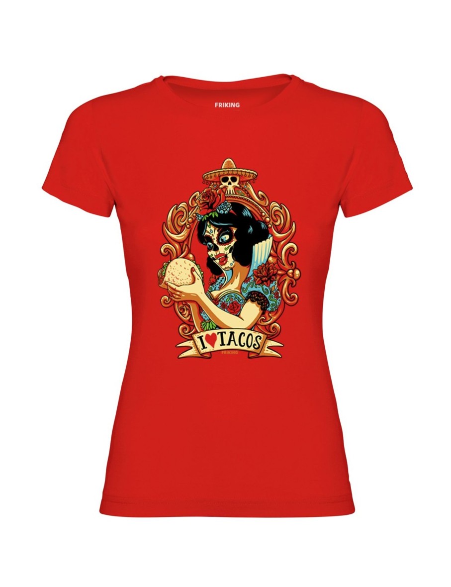 Friking I Love Tacos - 169 | Camisetas Mujer