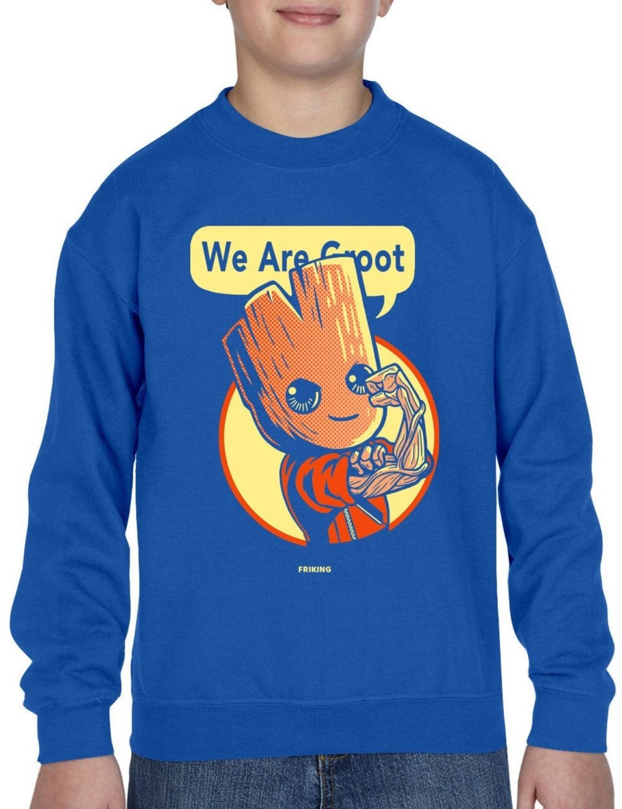 Friking We Are Groot! - 51 | Sudaderas Sin Capucha Nino