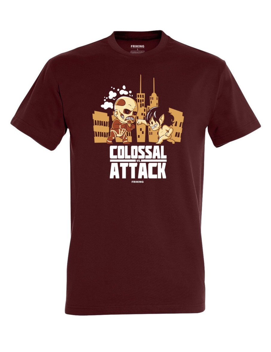 Friking Colossal Vs Attack - 9 | Camisetas Hombre