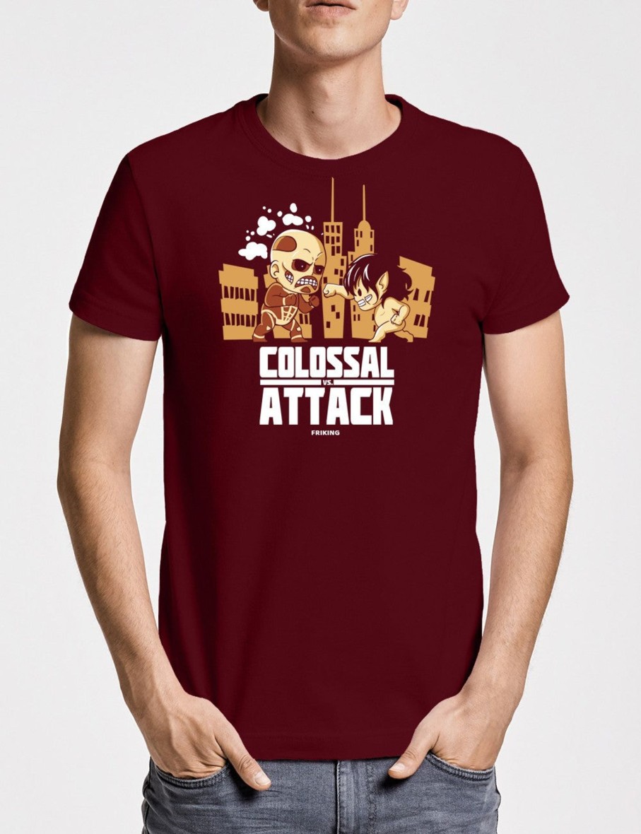 Friking Colossal Vs Attack - 9 | Camisetas Hombre