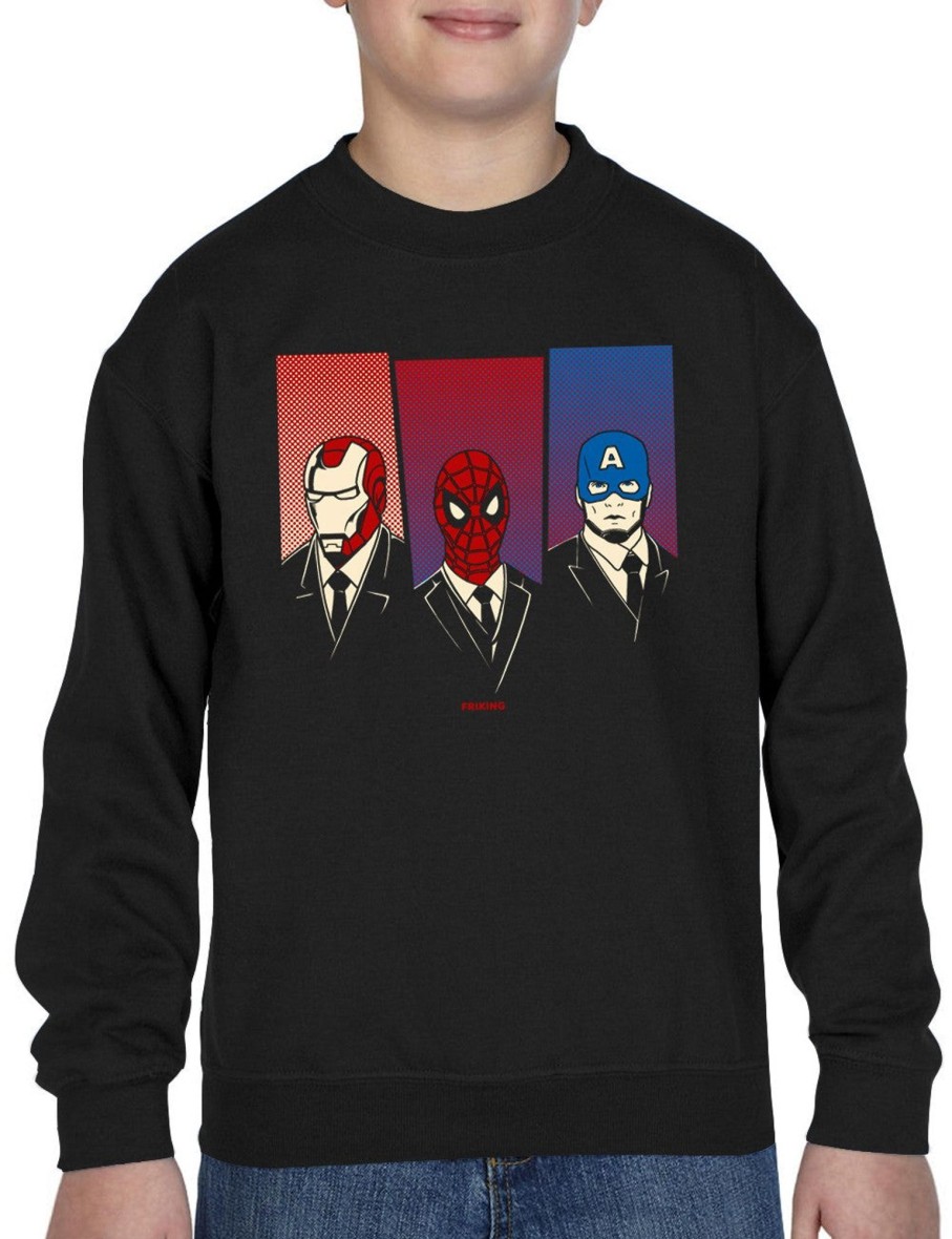 Friking Heroes In Suit - 286 | Sudaderas Sin Capucha Nino