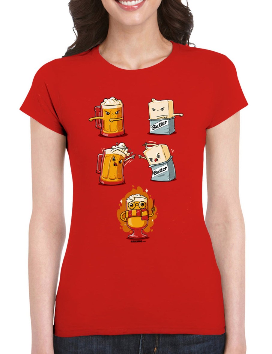 Friking Butter And Beer Fusion - 250A | Camisetas Mujer