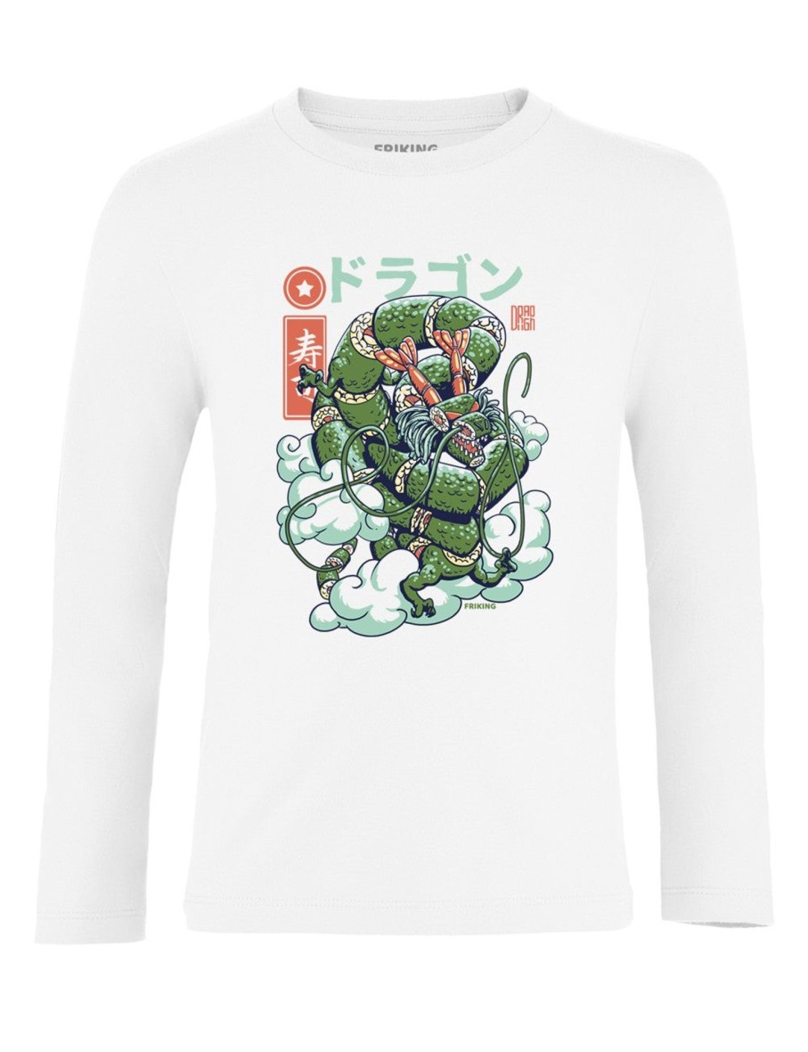 Friking Dragon Of Sushi - 171 | Camisetas Manga Larga Nino