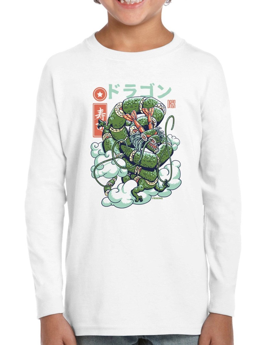 Friking Dragon Of Sushi - 171 | Camisetas Manga Larga Nino