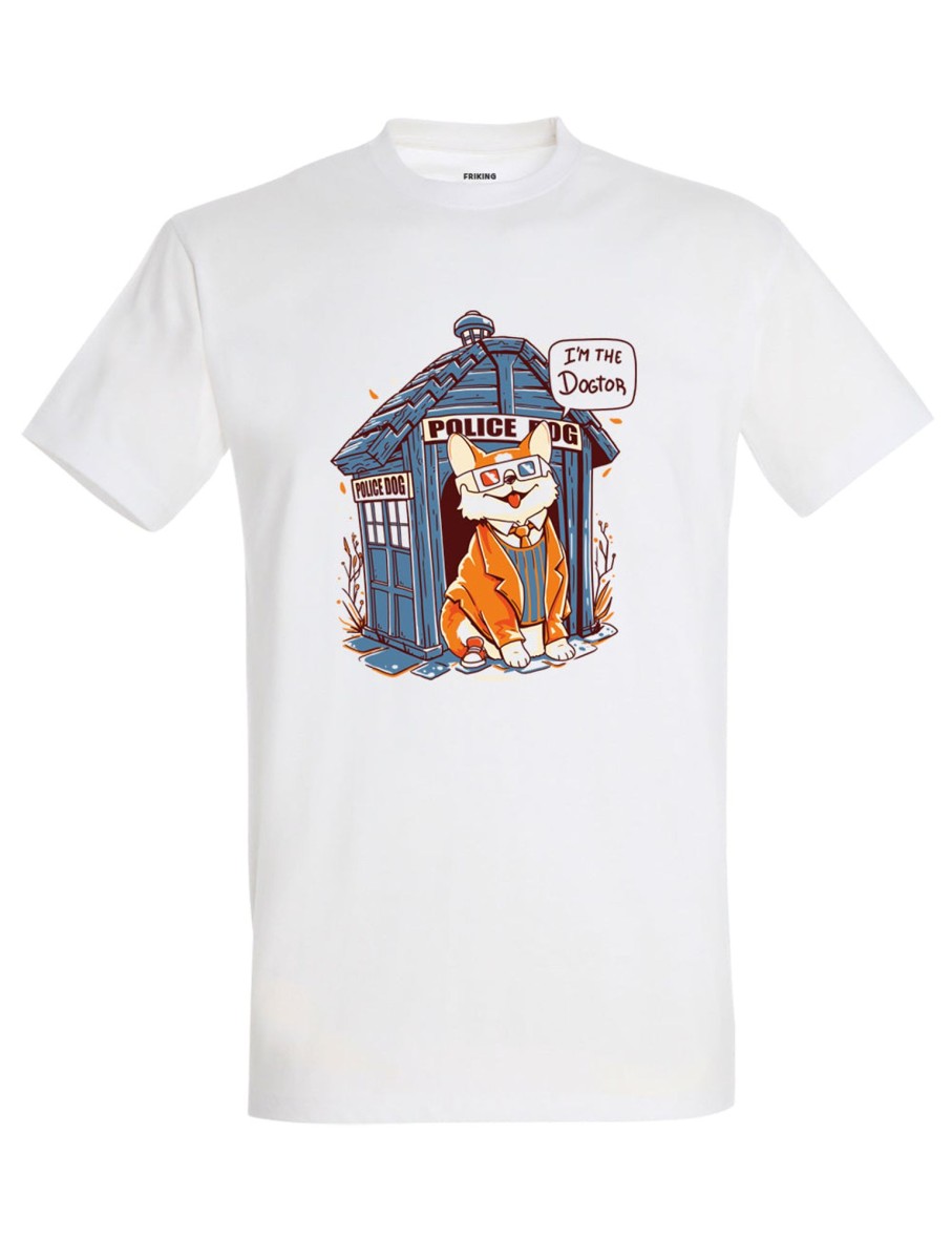 Friking Dogtor Who - 225A | Camisetas Hombre