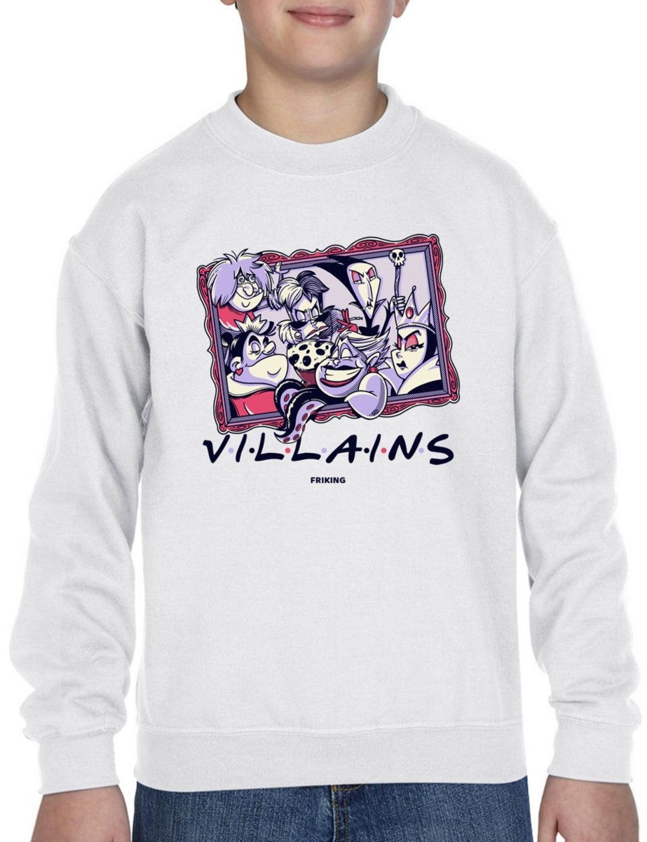 Friking Villains - 79 | Sudaderas Sin Capucha Nino