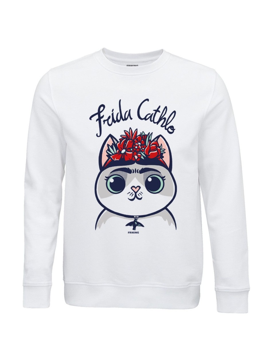 Friking Frida Cathlo - 377 | Sudaderas Sin Capucha Nino