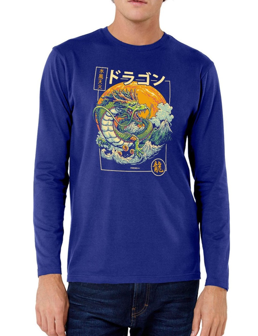 Friking Dragon Sun - 355A | Camisetas Manga Larga Hombre