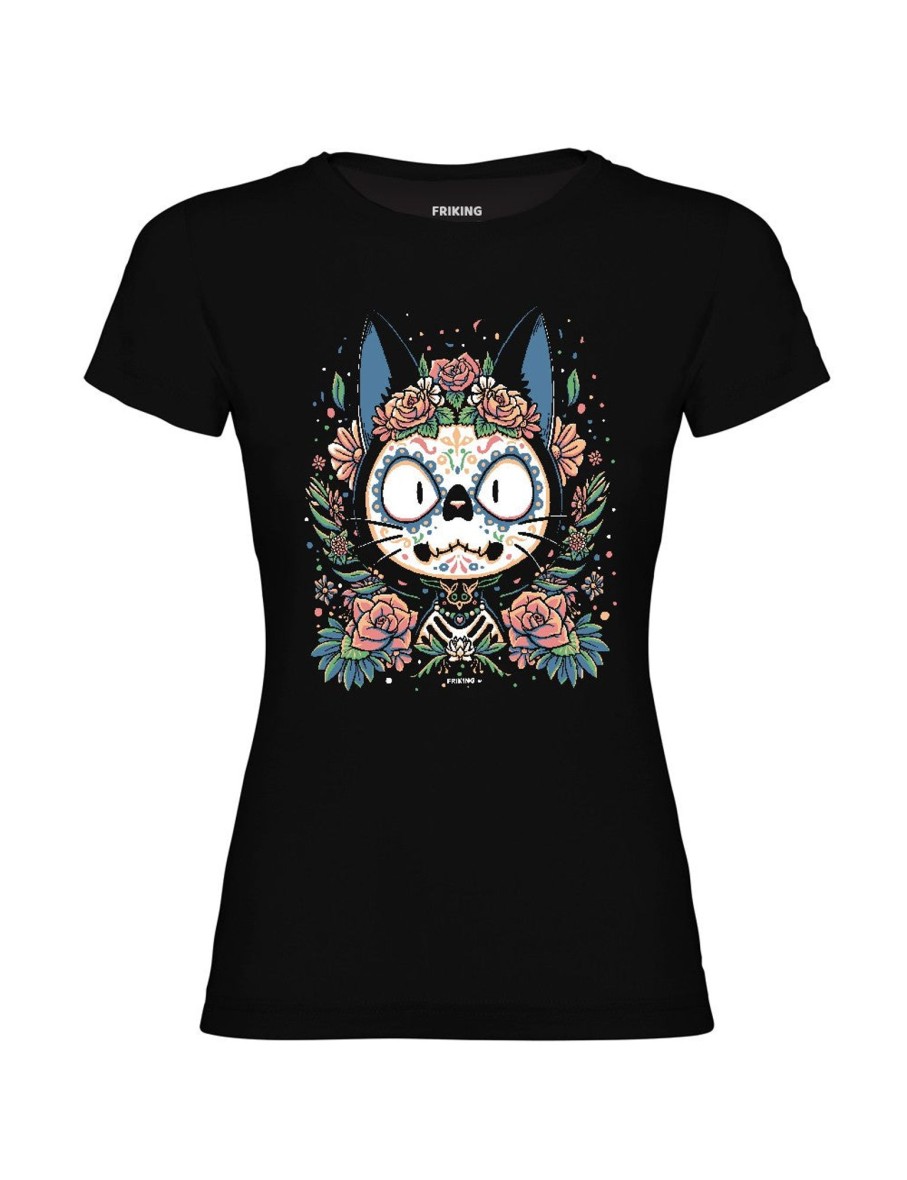 Friking Cat-Rina - 656 | Camisetas Mujer