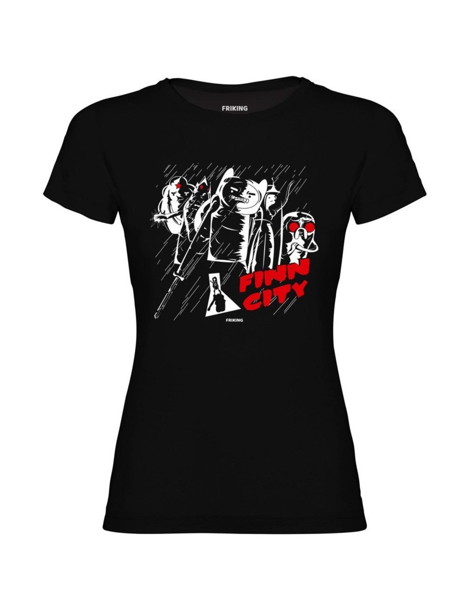 Friking Finn City - 197 | Camisetas Mujer