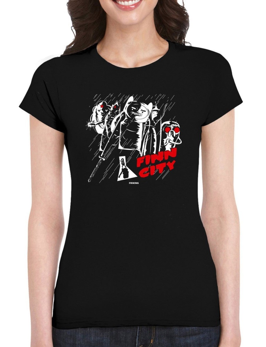 Friking Finn City - 197 | Camisetas Mujer