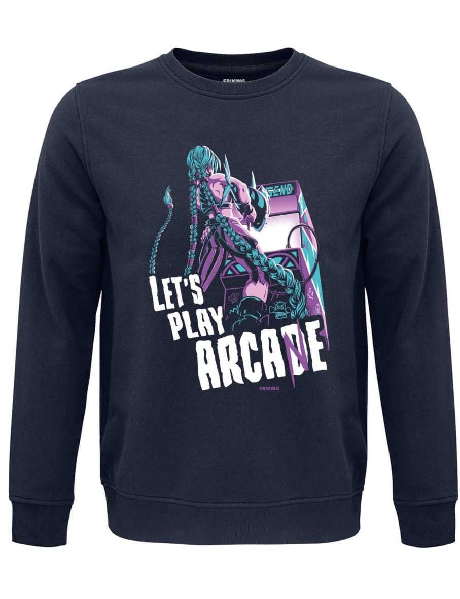 Friking Let´S Play Arcade - 287 | Sudaderas Sin Capucha Uni