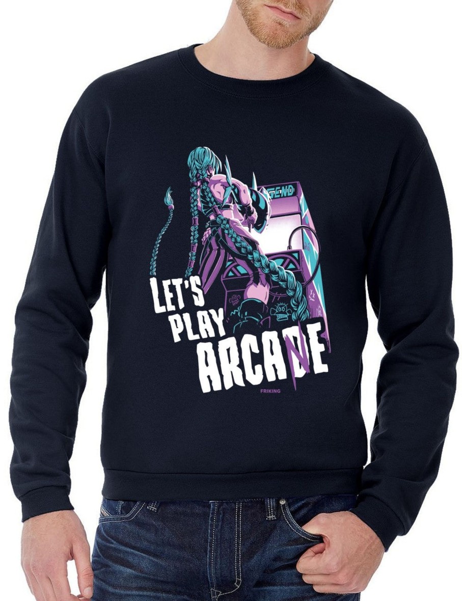 Friking Let´S Play Arcade - 287 | Sudaderas Sin Capucha Uni