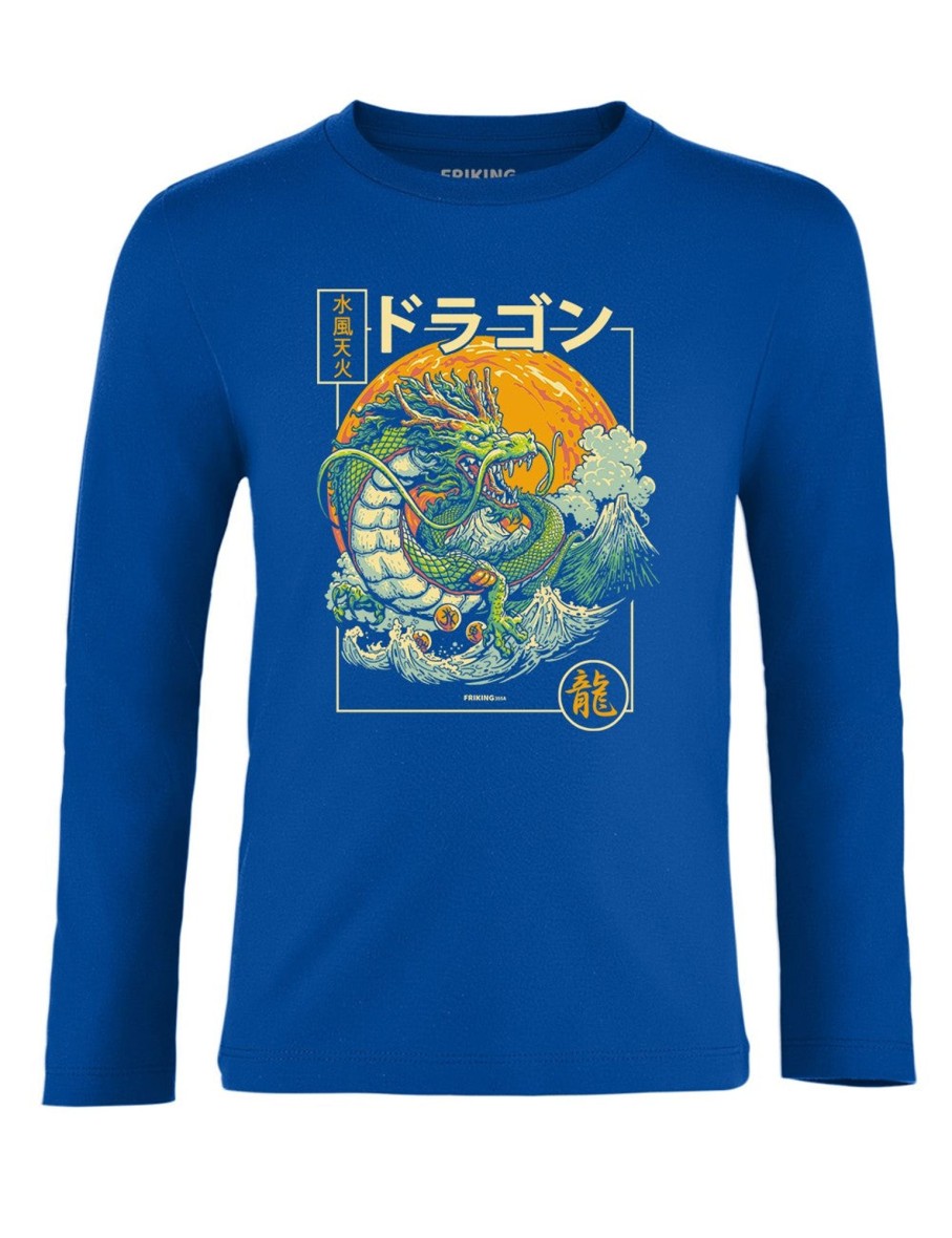 Friking Dragon Sun - 355A | Camisetas Manga Larga Nino