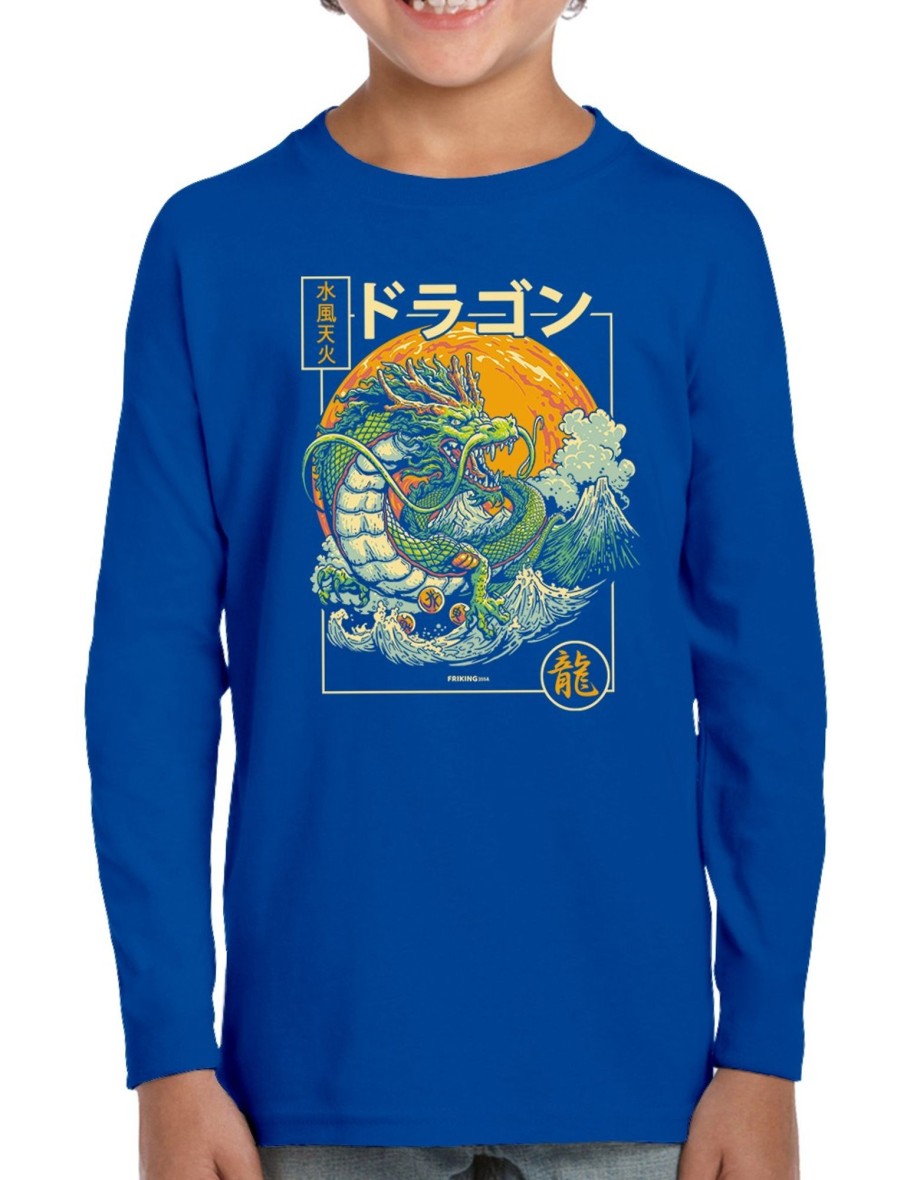 Friking Dragon Sun - 355A | Camisetas Manga Larga Nino