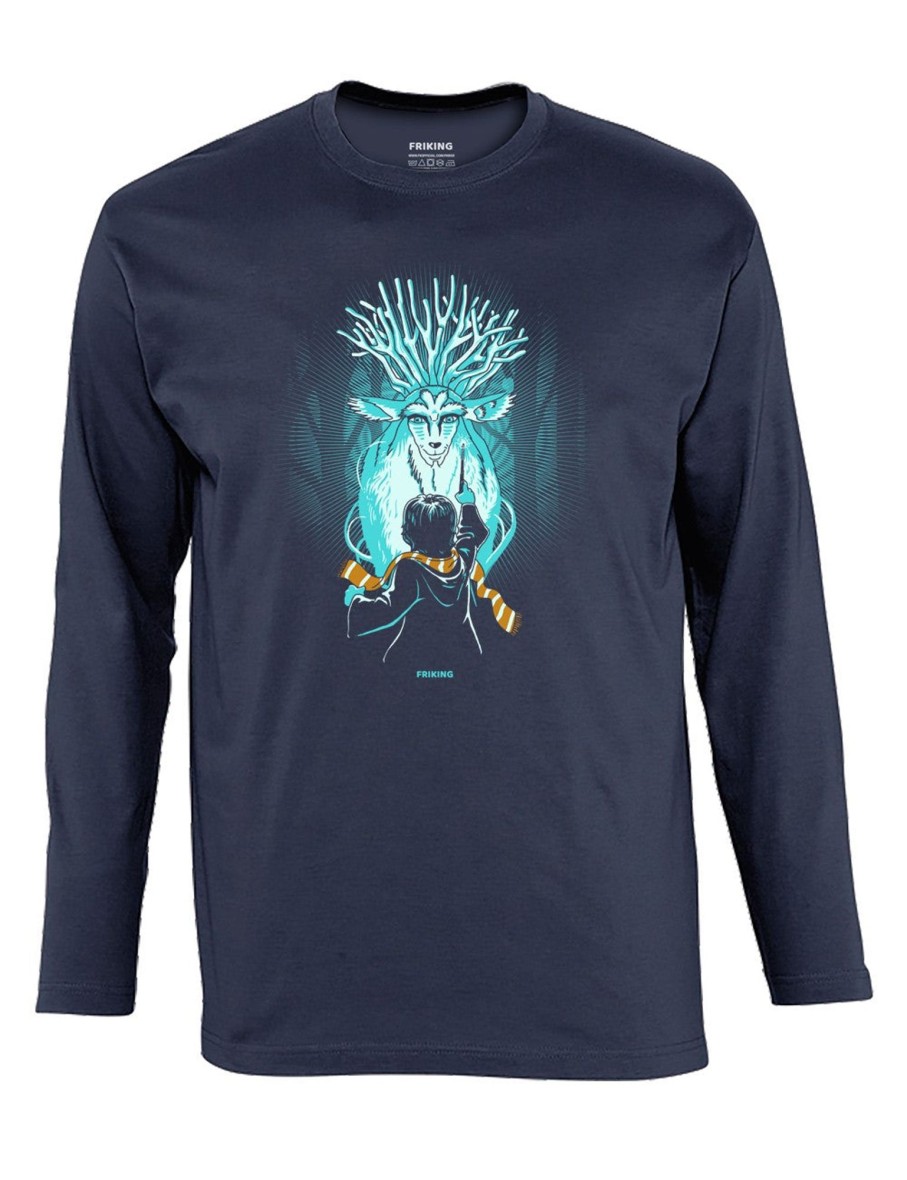 Friking Spirit Patronum - 456 | Camisetas Manga Larga Hombre