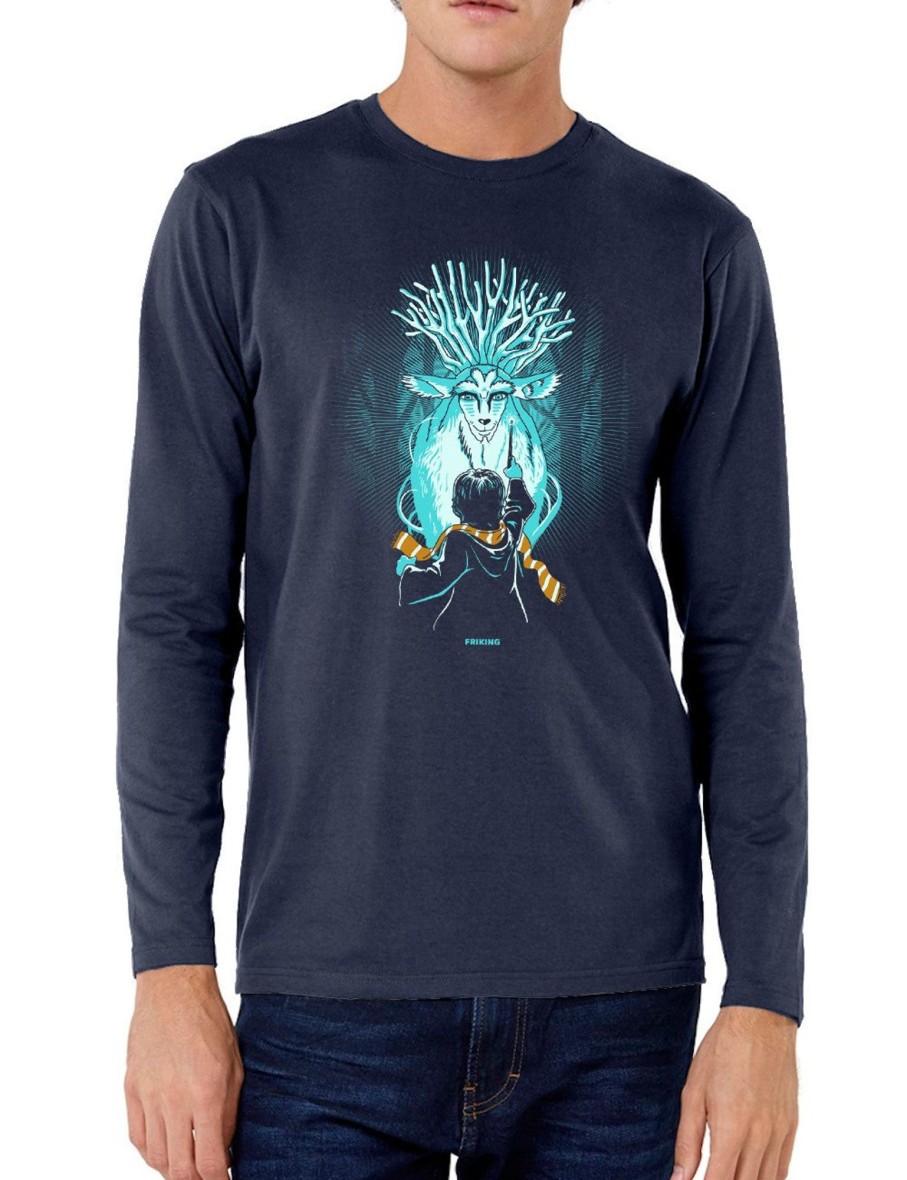 Friking Spirit Patronum - 456 | Camisetas Manga Larga Hombre