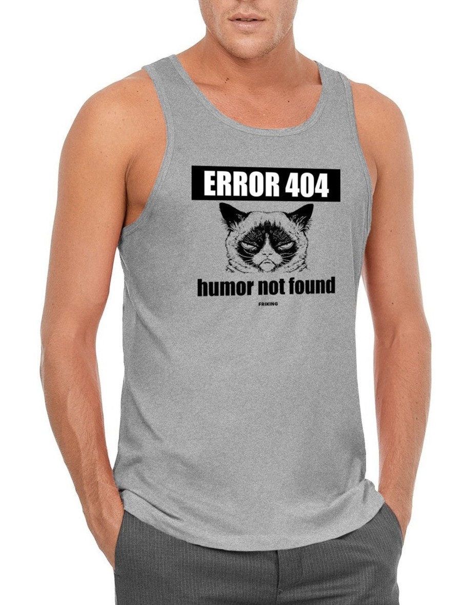 Friking Error 404 Humor Not Found - 82 | Camisetas De Tirantes