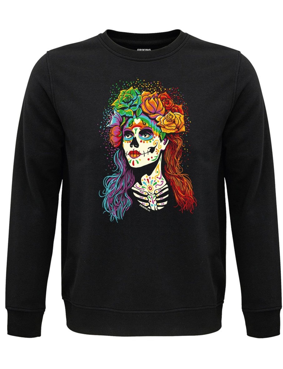 Friking Catrina Rainbow - 686 | Sudaderas Sin Capucha Uni