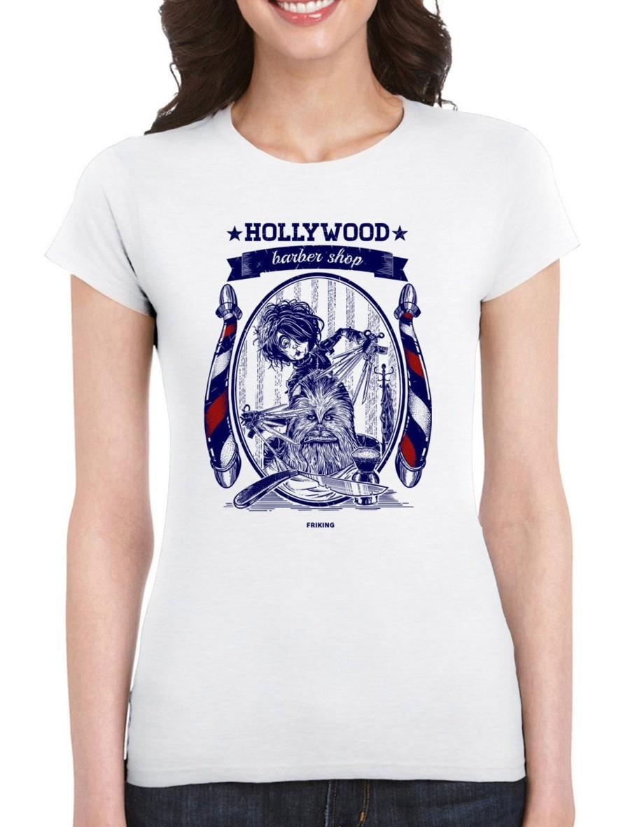 Friking Hollywood Barber Shop - 70 | Camisetas Mujer