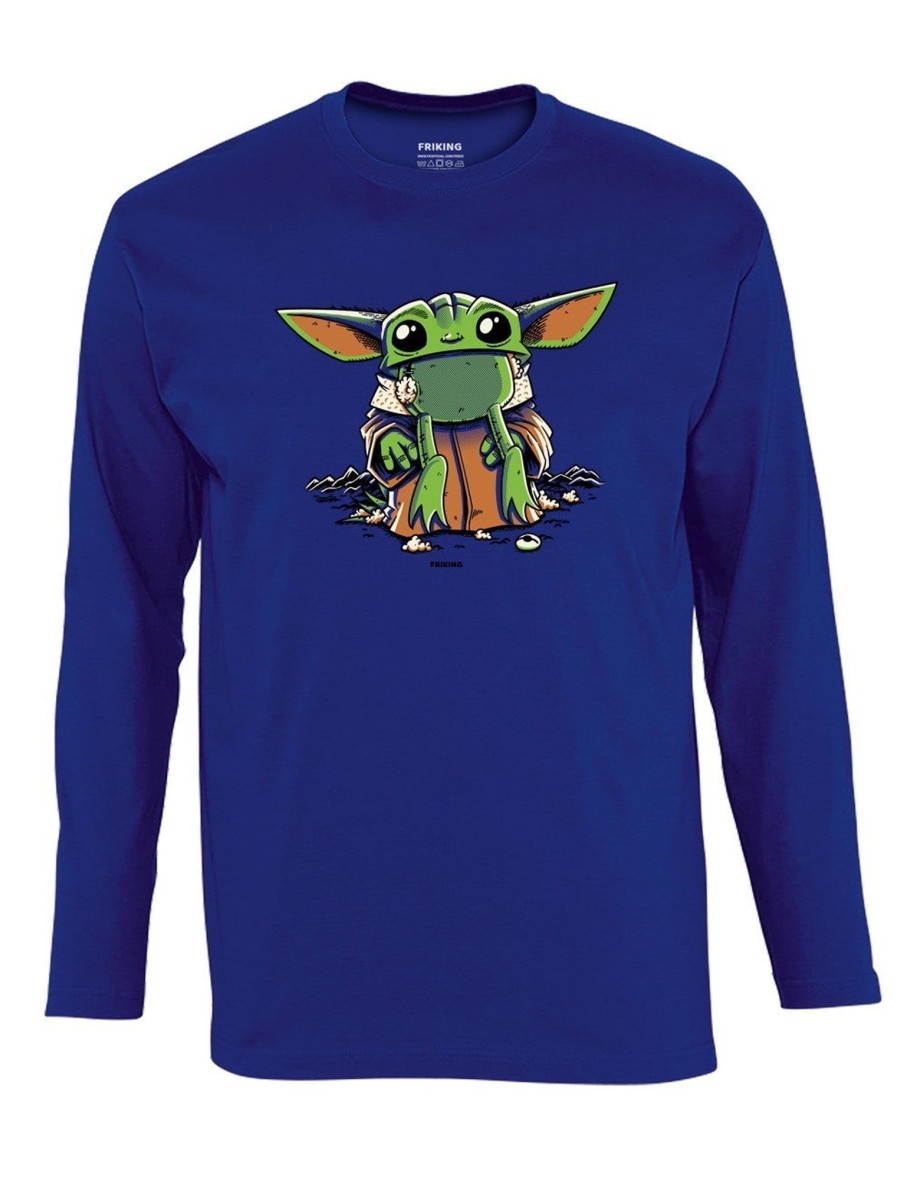 Friking Baby Alien Frog - D 159 | Camisetas Manga Larga Hombre