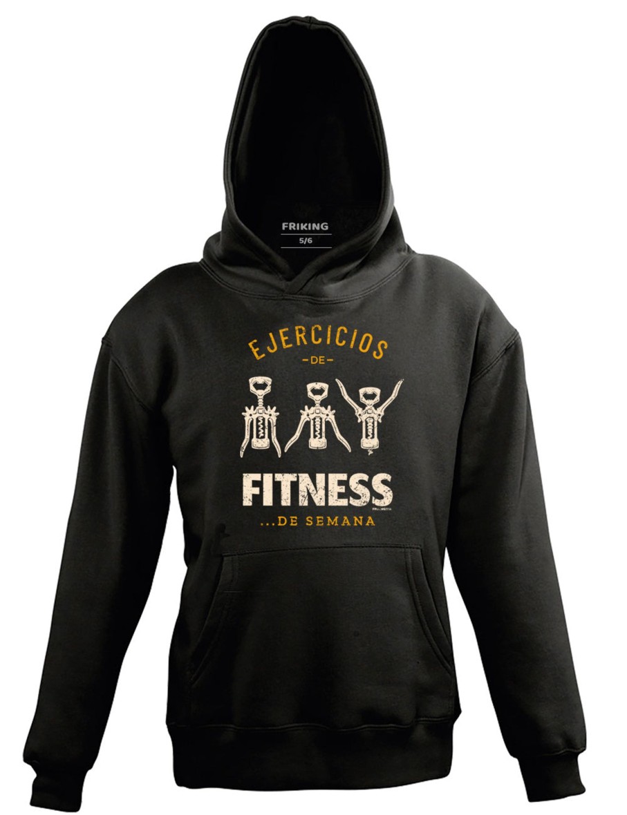 Friking Fitness De Semana - 311A | Sudaderas Con Capucha Nino