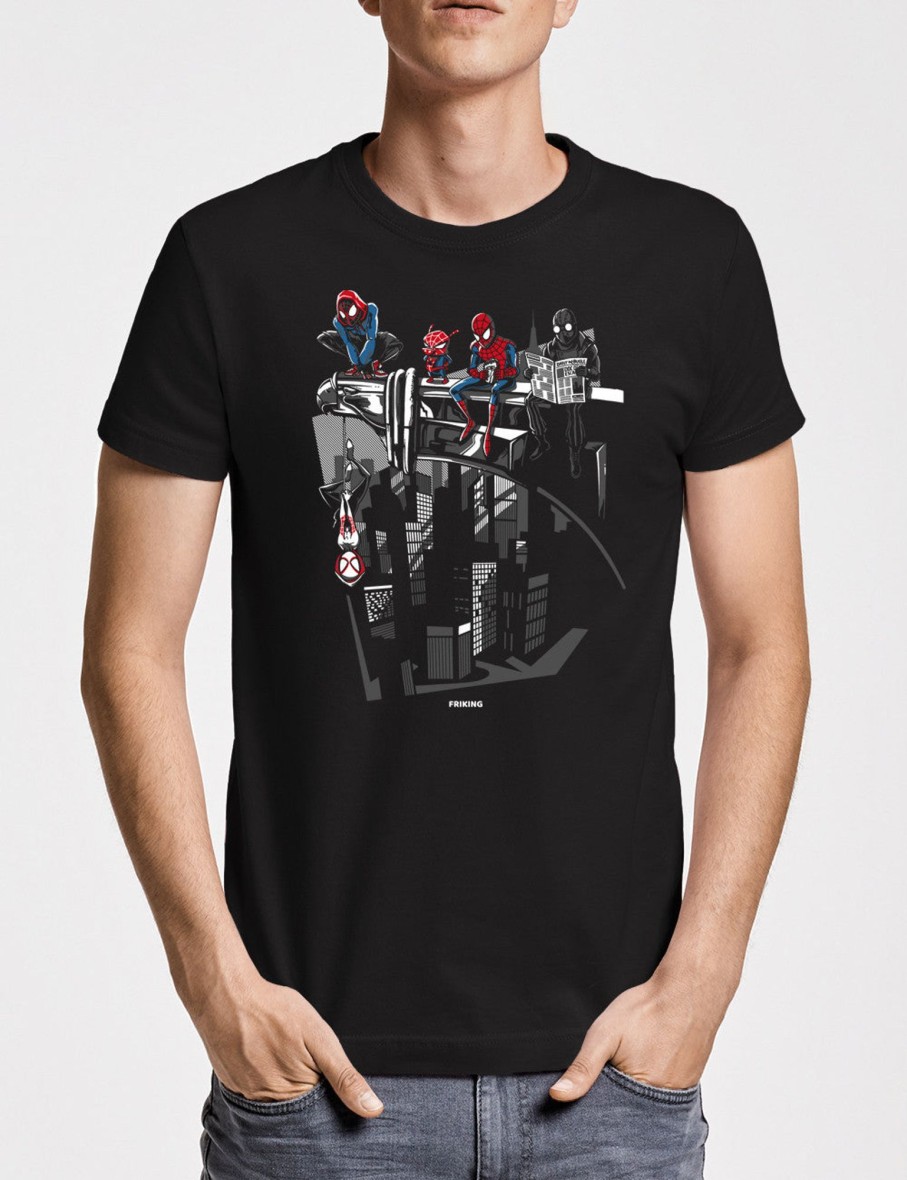 Friking Spidey Break Time | Camisetas Tallas Grandes