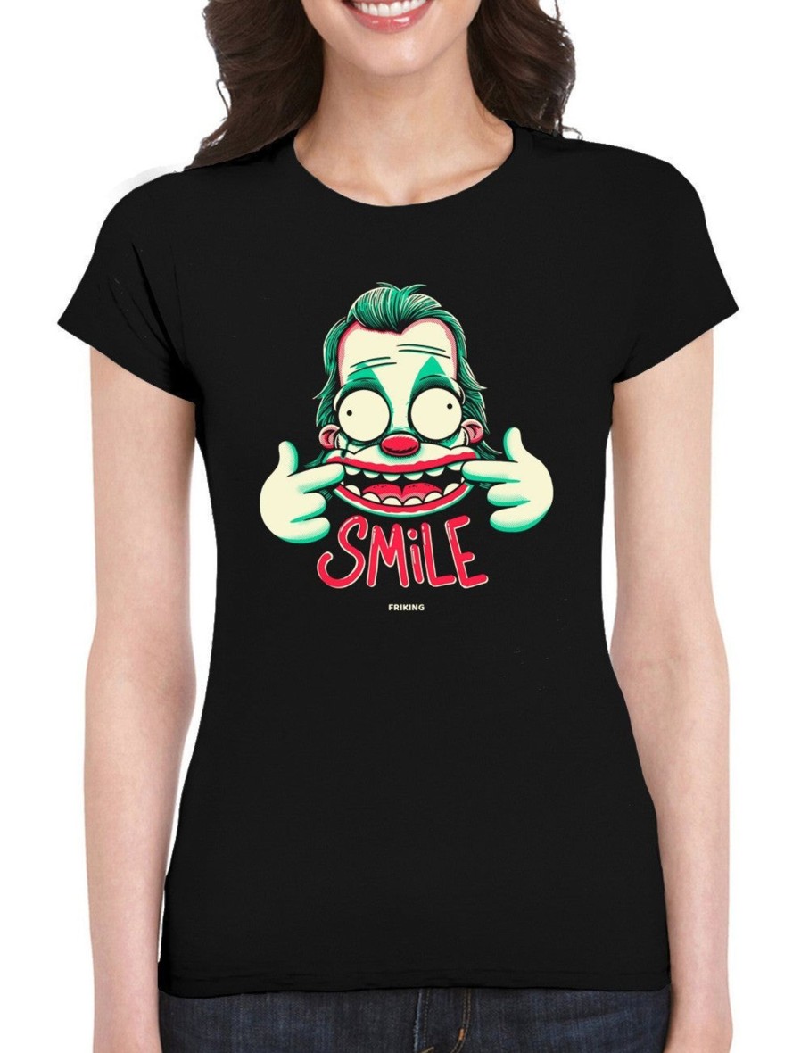 Friking Forced Smile - D 186 | Camisetas Mujer