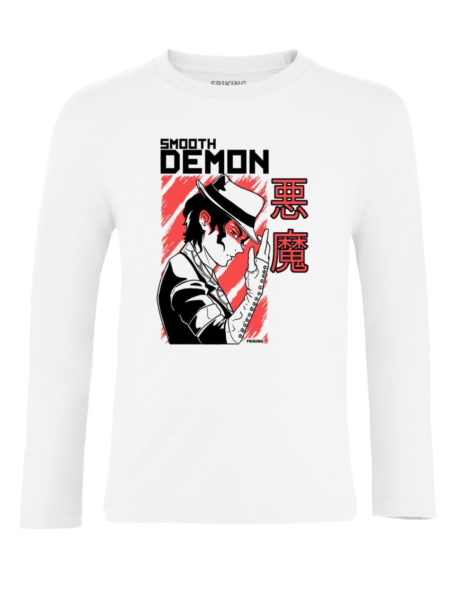 Friking Smooth Demon - 281 | Camisetas Manga Larga Nino