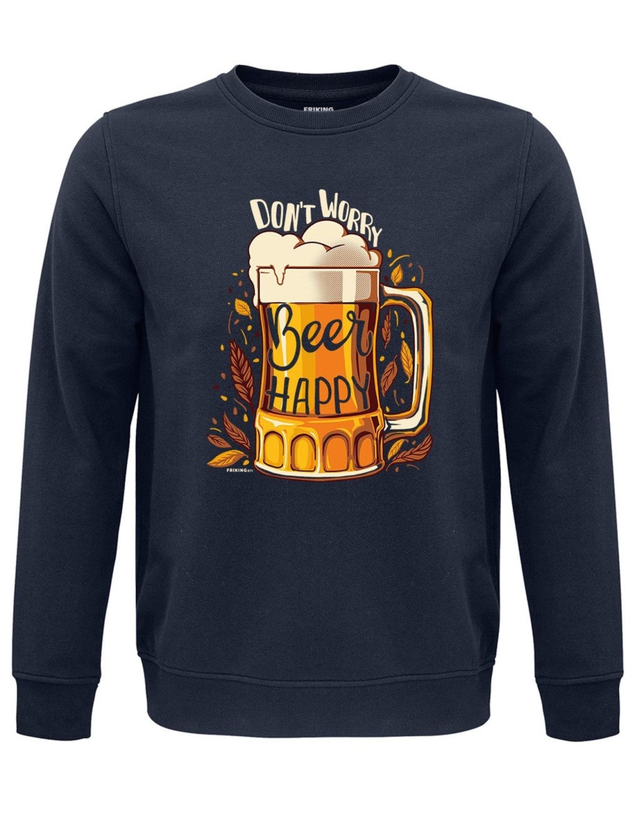 Friking Beer Happy - 671 | Sudaderas Sin Capucha Uni