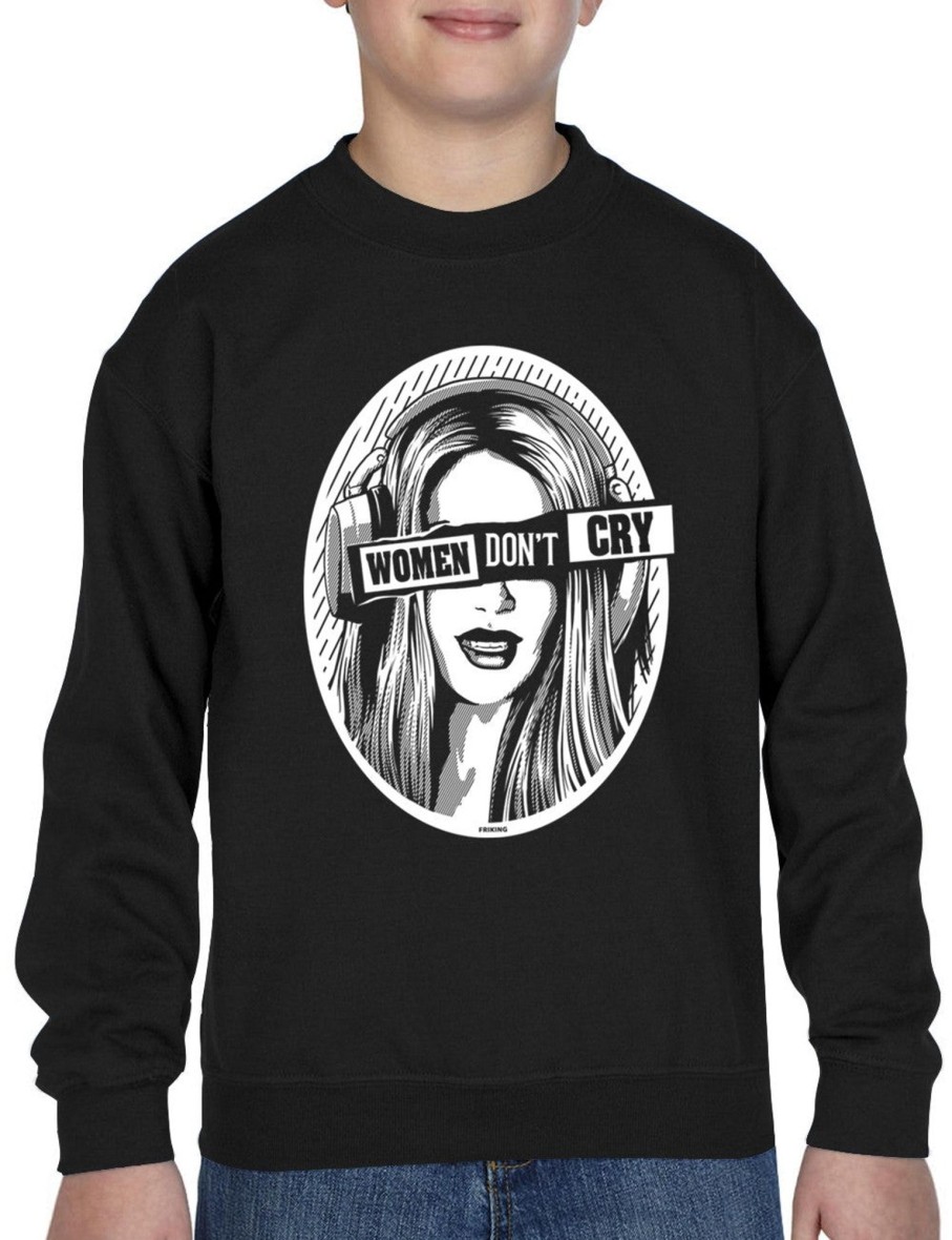 Friking Women Don´T Cry - 589 | Sudaderas Sin Capucha Nino