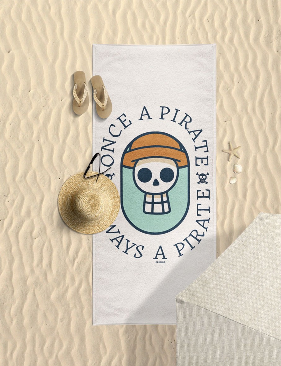 Friking Toalla Always A Pirate | Toallas De Playa