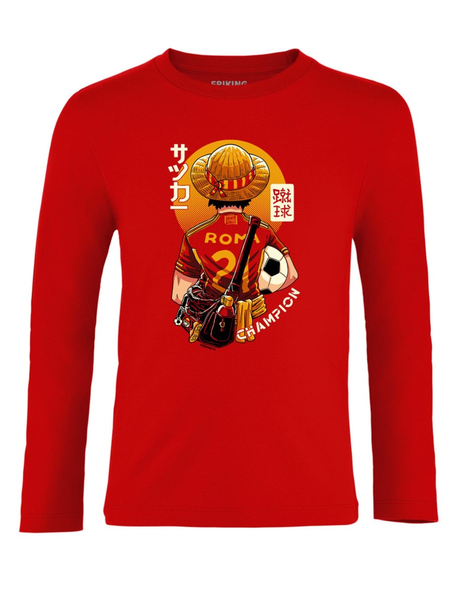 Friking Soccer Capitan | Camisetas Manga Larga Nino