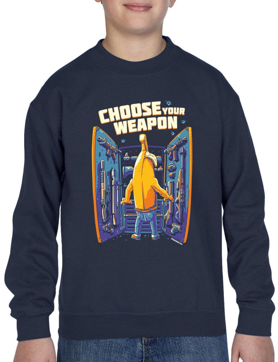 Friking Choose Your Weapon - 299A | Sudaderas Sin Capucha Nino