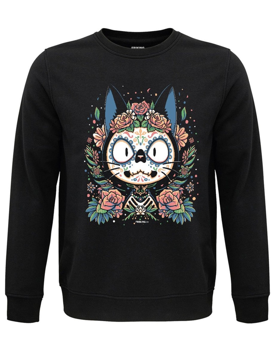 Friking Cat-Rina - 656 | Sudaderas Sin Capucha Uni