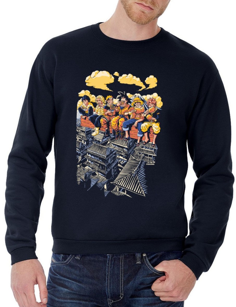 Friking Anime Having Lunch - 619 | Sudaderas Sin Capucha Uni